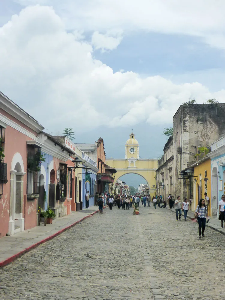 antigua arch long shot