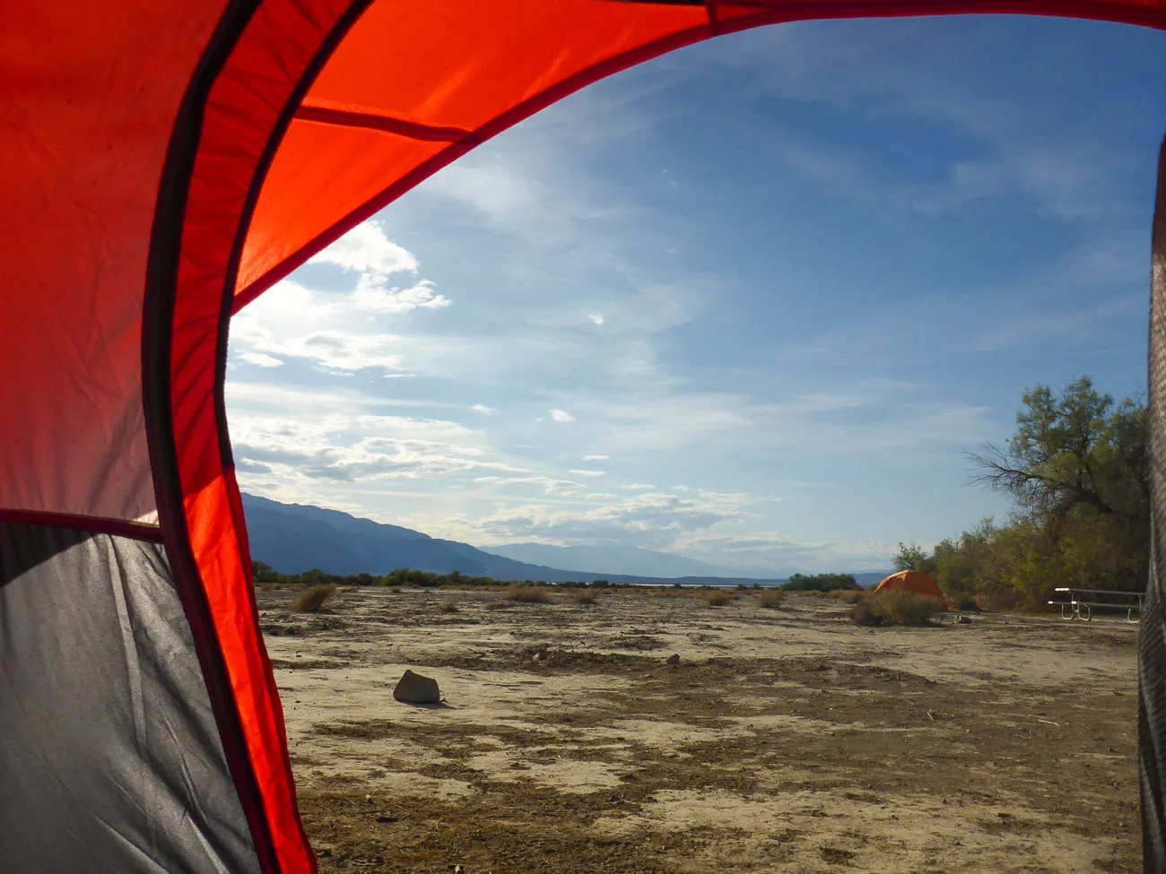 death valley tent shot