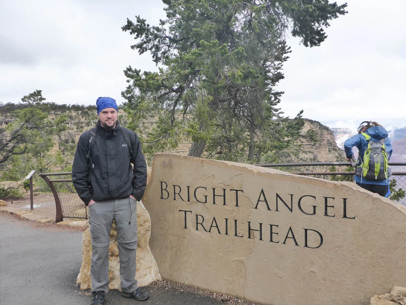 bright angel trail head sign