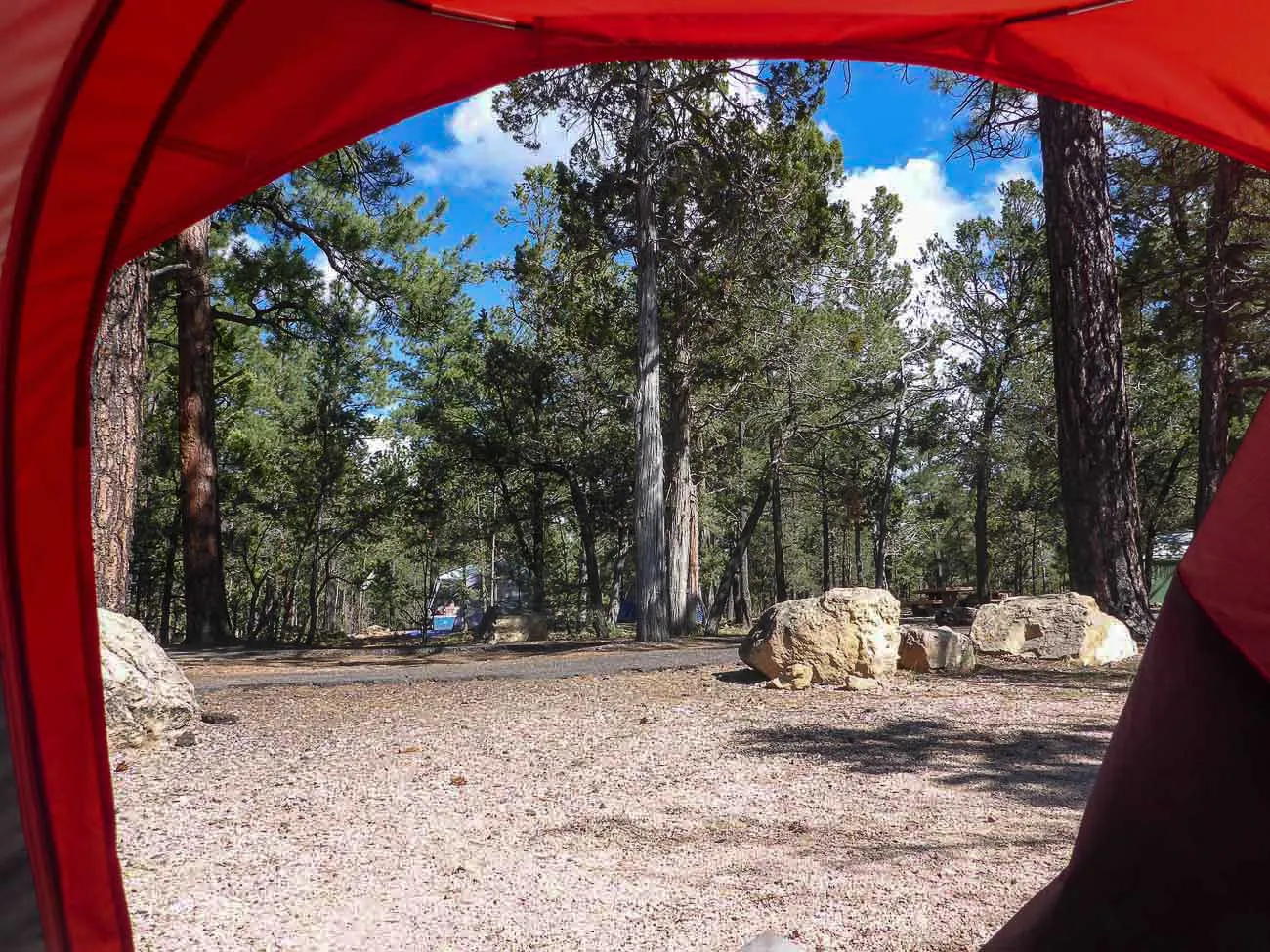 grand canyon tent shot