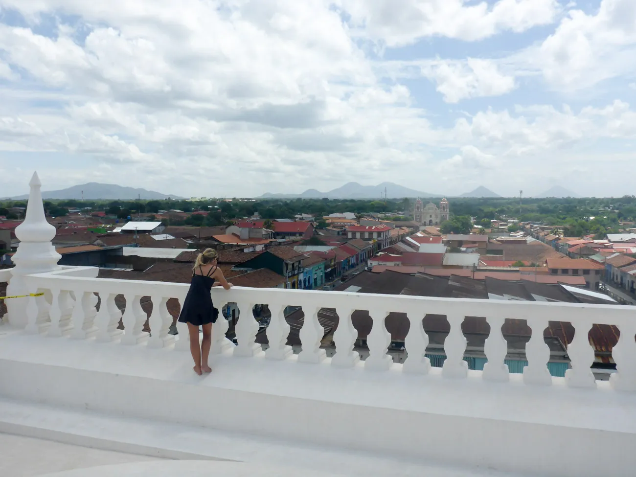 leon Nicaragua cathedral roof view