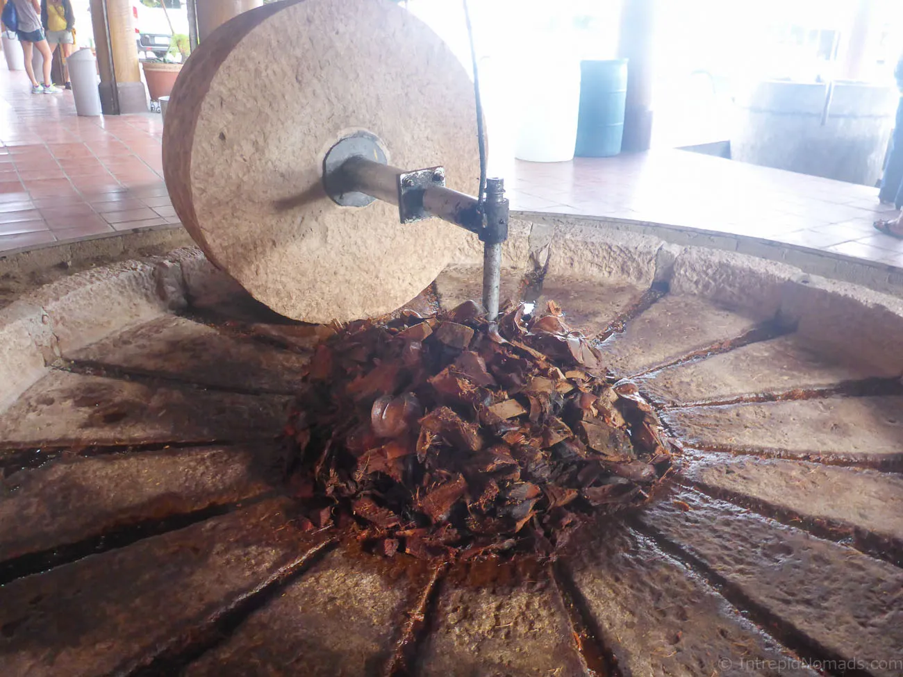 mezcal mill wheel