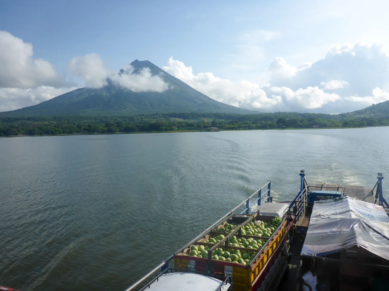 Ometepe from ferry