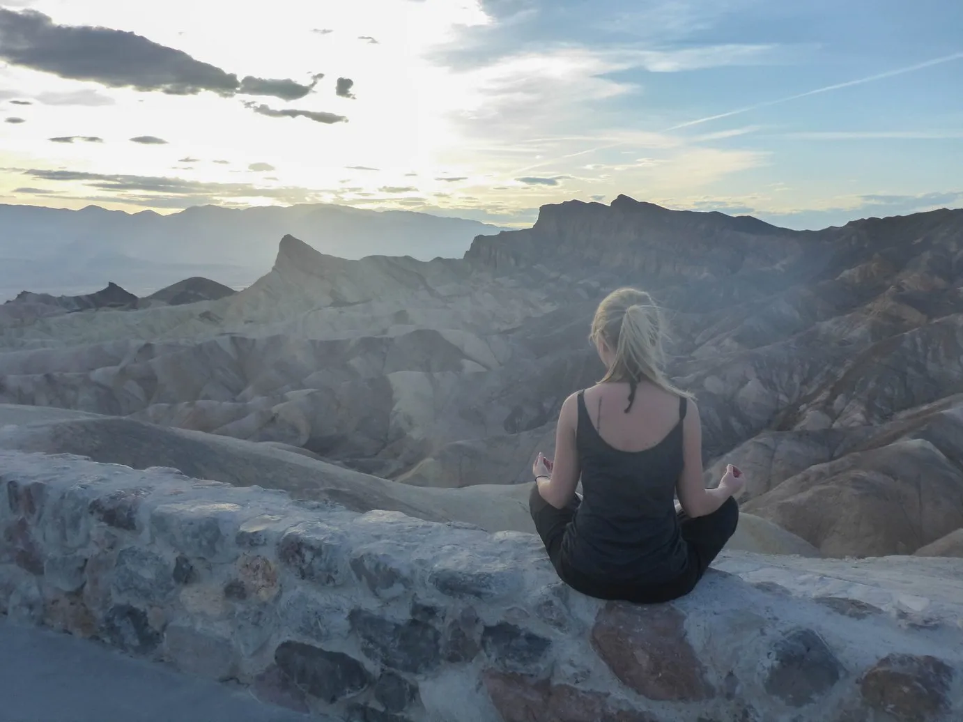 Zabriskie Point sunset