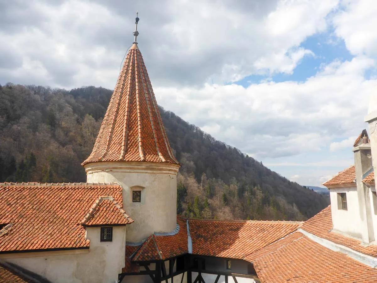 bran castle roof