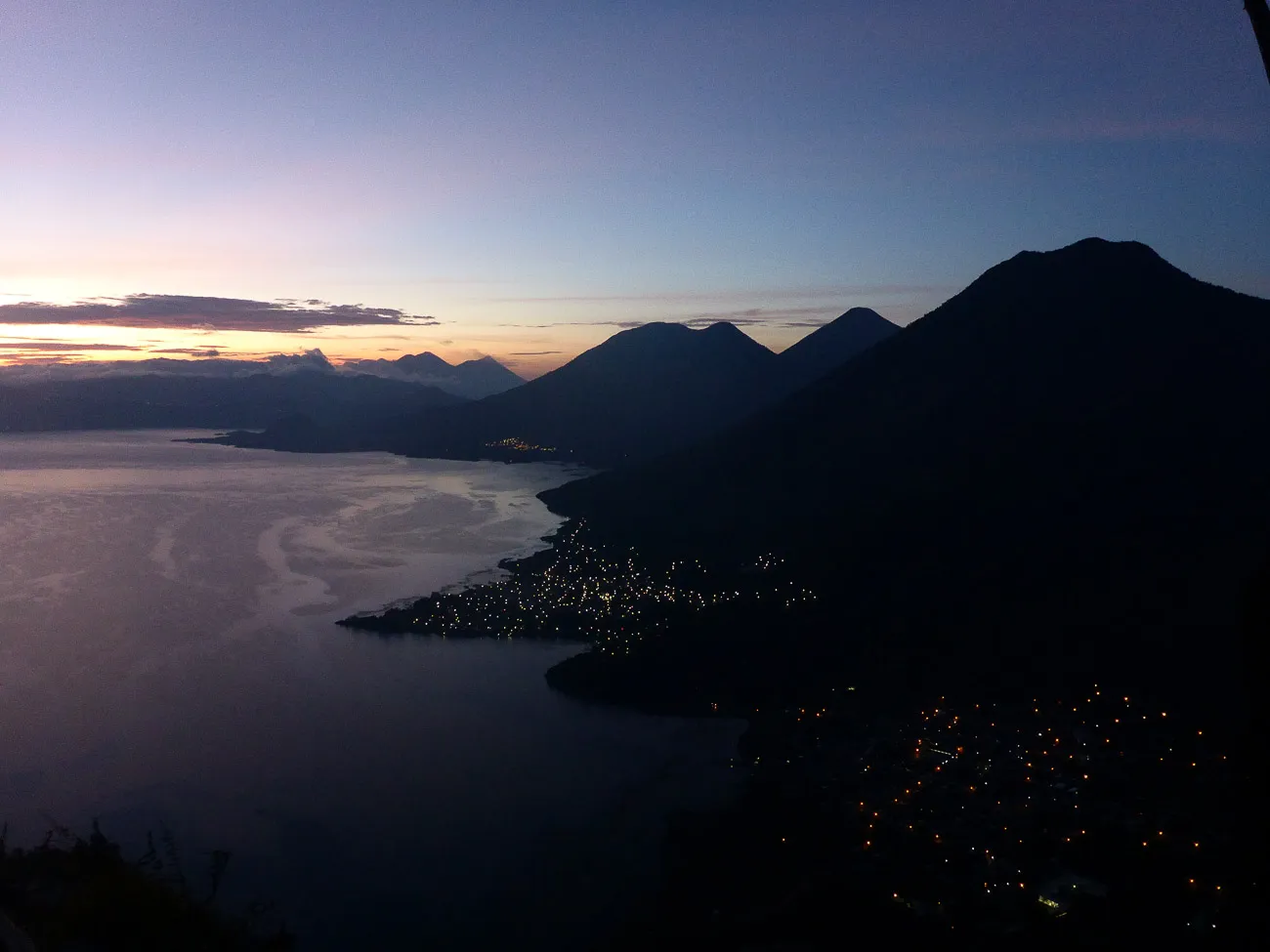 lake atitlan sunrise