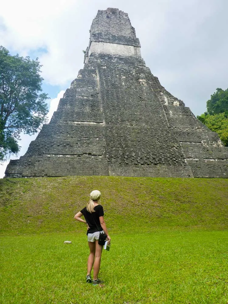 tikal temple 1 rear view