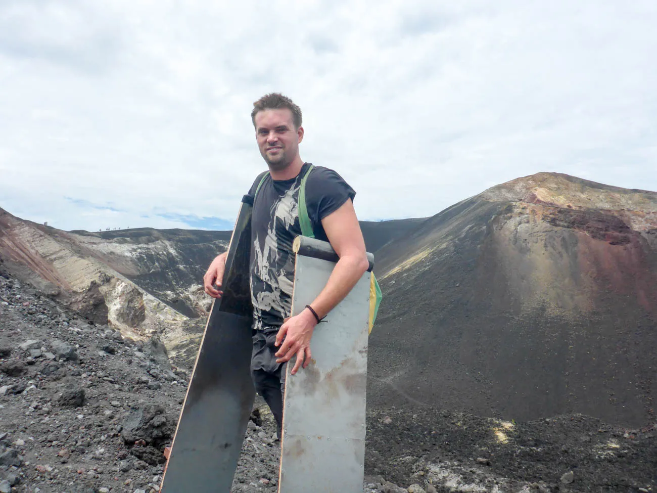 volcano boarding